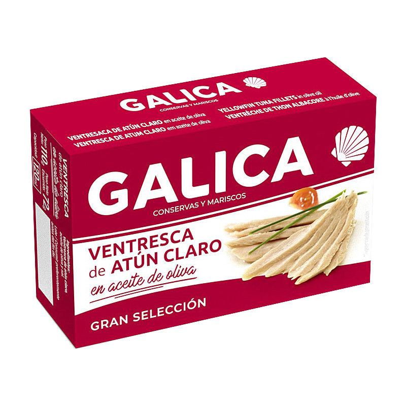VENTRESCA ATÚN CLARO EN ACEITE DE OLIVA RR-125 25/125